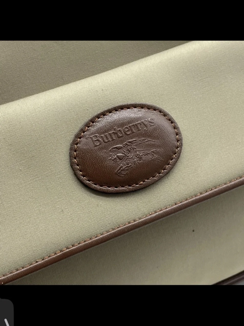 Burberry Beige and Brown Crossbody Messenger Bag - Picture 3 of 10